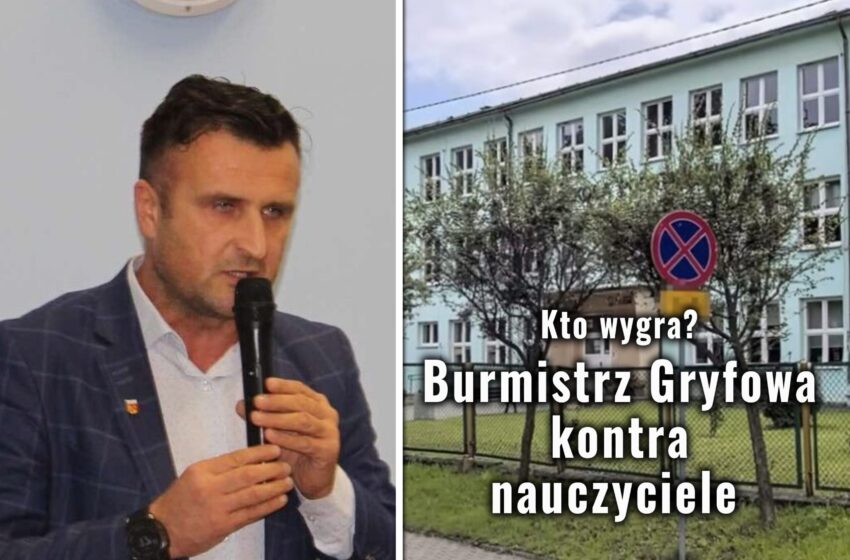 Burmistrz Gryfowa chce więcej władzy nad nagrodami nauczycieli. ZNP protestuje
