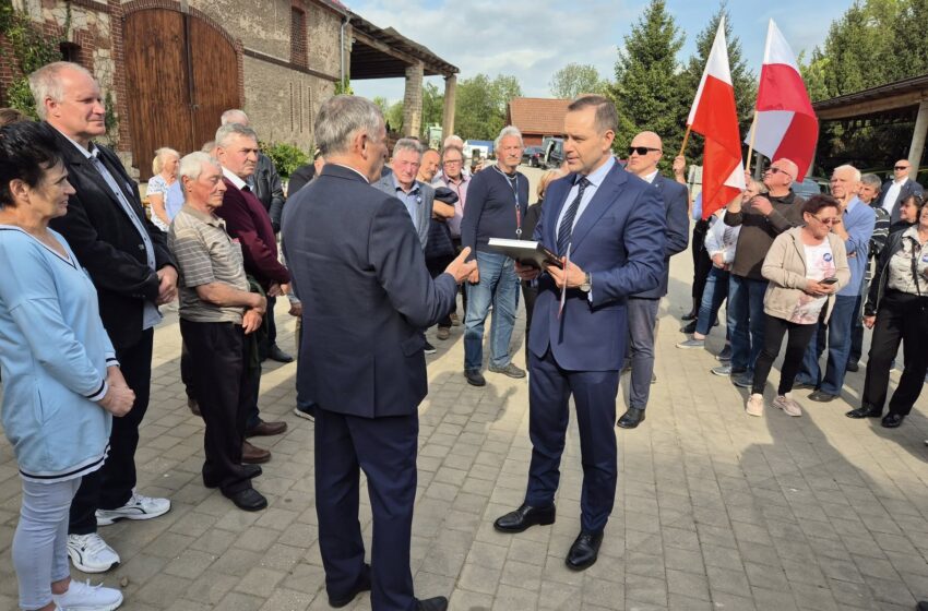 Karol Nawrocki odwiedził gminę Lwówek Śląski