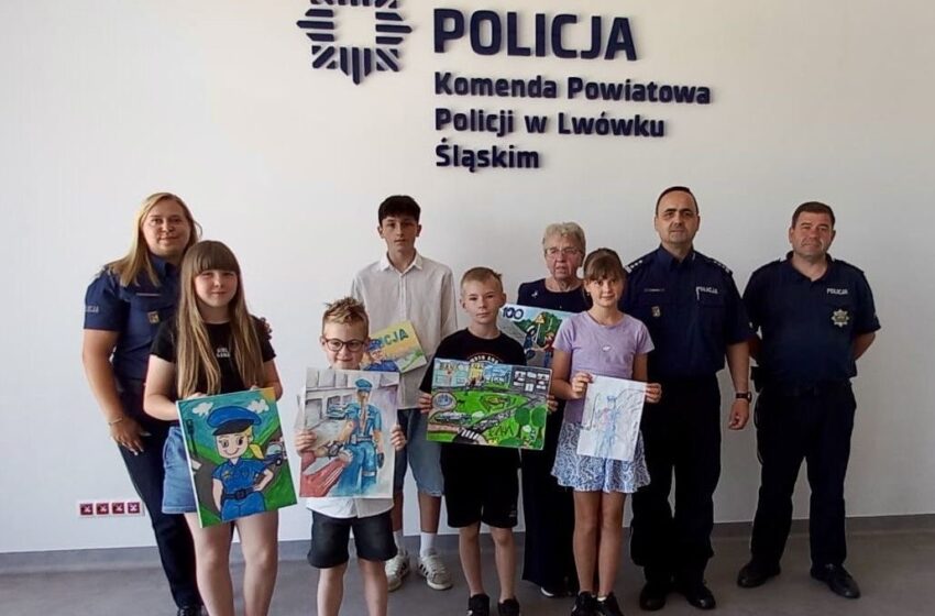  Nagrody wręczone! Finał konkursu plastycznego „Policja jest kobietą” w Lwówku Śląskim
