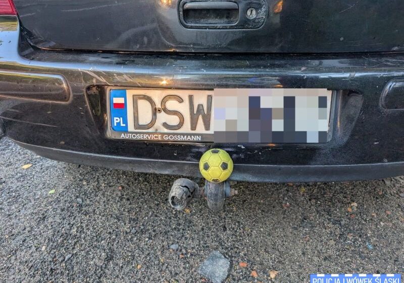  Policyjna kontrola drogowa ujawniła fałszywe tablice i kierowcę pod wpływem narkotyków