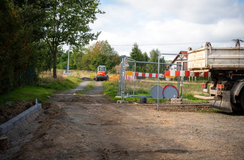  Ruszyła inwestycja drogowa w Sołectwie Wieża w Gminie Gryfów Śląski
