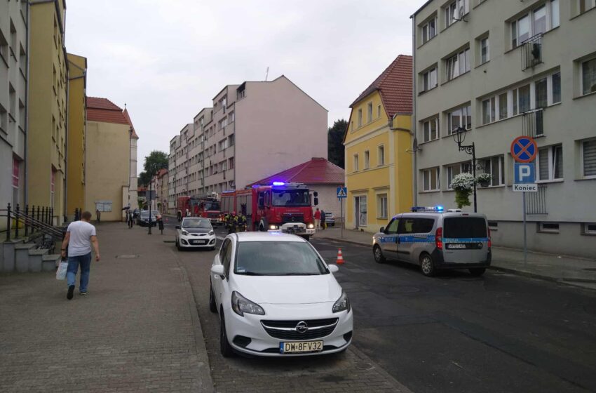  Pożar mieszkania w Lwówku Śląskim. Szybka akcja strażaków zapobiegła tragedii