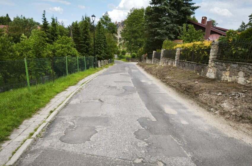  Rusza przebudowa ulicy Pałacowej w Lwówku Śląskim