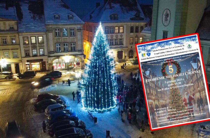  Piąta edycja „Zdobienia Miejskiej Choinki” już 5 grudnia w Gryfowie Śl.