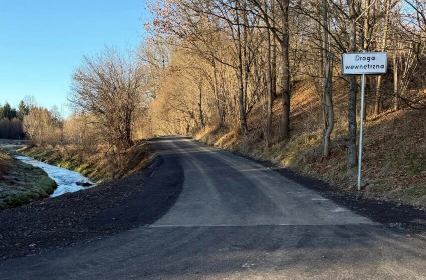  Zakończono ważną inwestycję drogową w Olesznej Podgórskiej