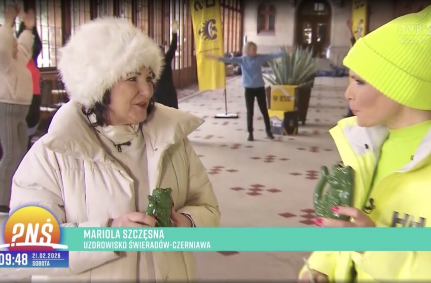 Mariola Szczęsna, była Burmistrz Lwówka Śląskiego wystąpiła w Pytaniu na Śniadanie