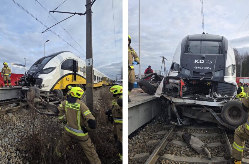  Tragedia na przejeździe kolejowym. Nie żyje mieszkaniec powiatu lwóweckiego