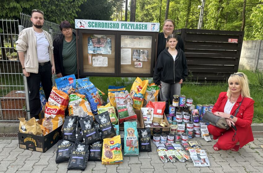  Zebraliśmy wspólnie 324 kg karmy dla zwierząt w hołdzie Śp. Łukasza Litewki