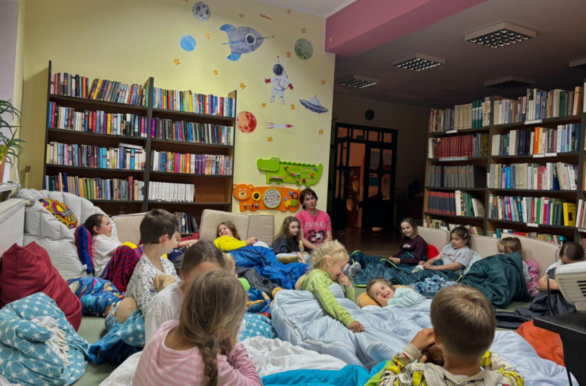  Nocowanka w bibliotece we Wleniu już za nami