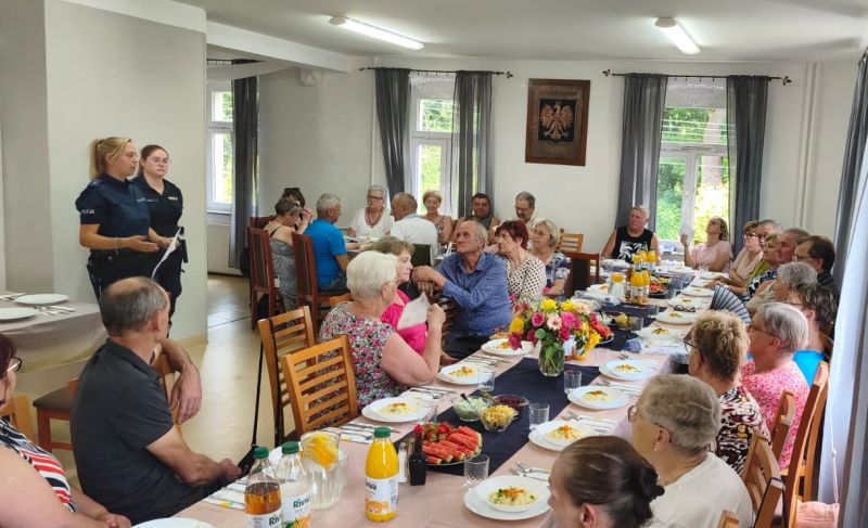 Bezpieczny senior – spotkanie z mieszkańcami miejscowości Sobota