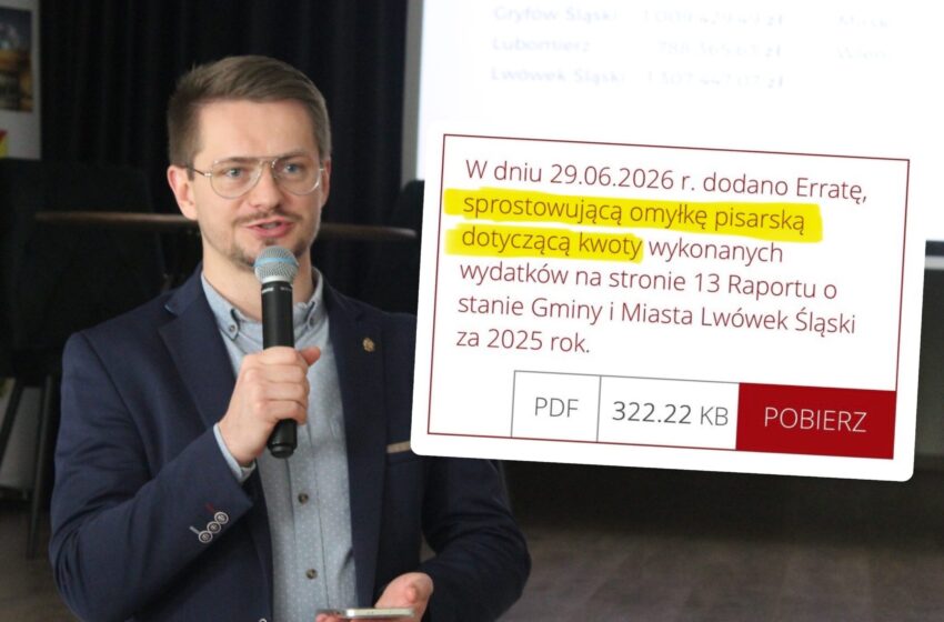  Redakcja nie kłamała. Był błąd w gminnym dokumencie. Burmistrz oficjalnie potwierdza wersję naszej redakcji