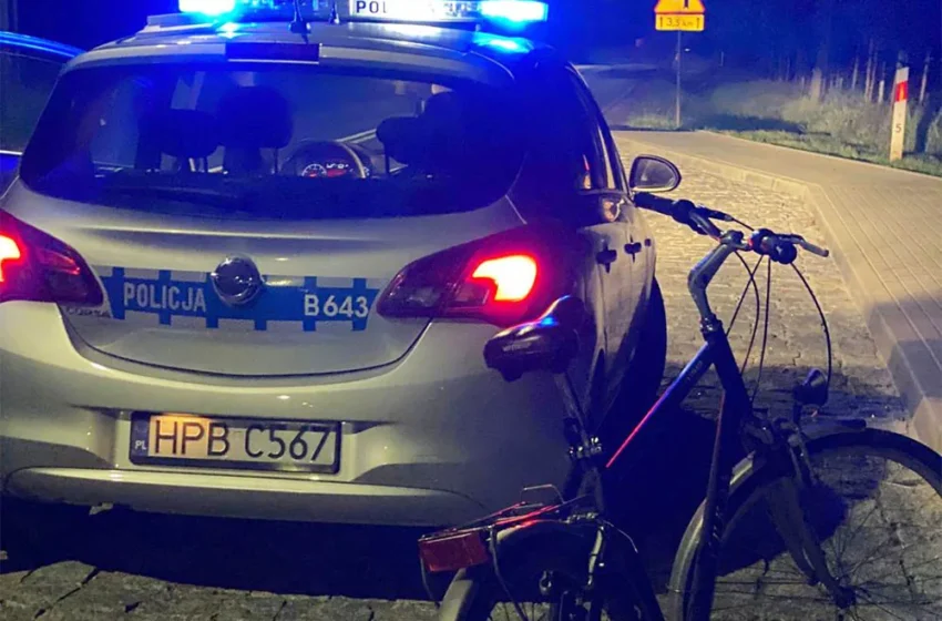  Lwówek Śląski: 16-letni rowerzysta miał 1,4 promila alkoholu
