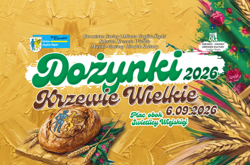 Święto Plonów w Krzewiu Wielkim. Zapraszamy na Dożynki Gminne 2026!
