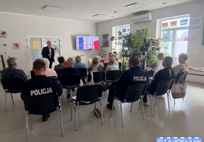 Seniorzy świadomi zagrożeń – spotkanie w Gryfowie Śląskim