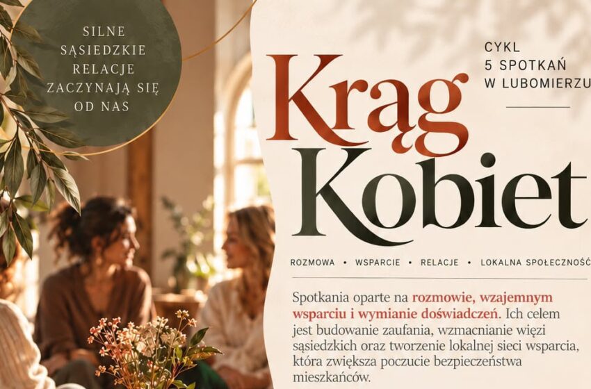 Krąg Kobiet w Lubomierzu. Pięć spotkań, rozmowa i wzajemne wsparcie