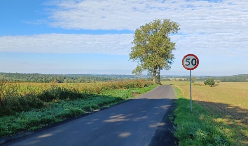  Droga Wojciechów – Radomice przebudowana. Inwestycja kosztowała ponad 1,4 mln zł